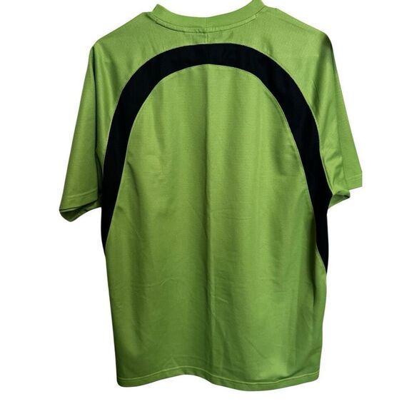 Vintage y2k Nike Club Jersey Tshirt Green Short Sleeve Crew Neck Mens M Medium - Picture 2 of 3